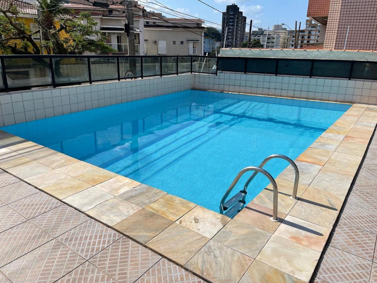 Confortavel Apartamento 1 Dorm Com Piscina E Lazer Guaruja Bagian luar foto